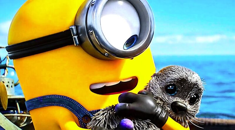 The CUTEST Characters from the Minions Movies (this little baby otter ❤️) ⚡ 4K